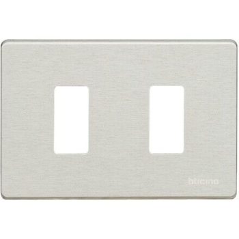 MAGIC - PLACCA 2P OXIDAL ( BTICINO cod. 503/2/X )