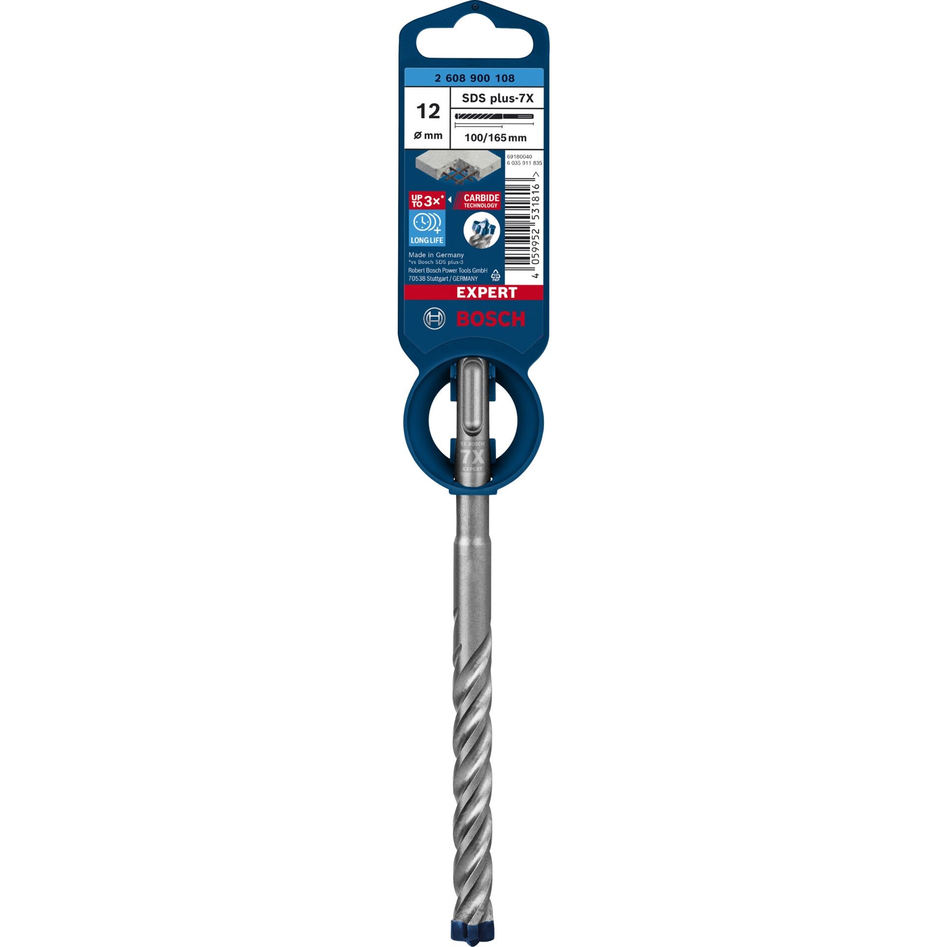BOSCH SDS PLUS -7X 12X165MM