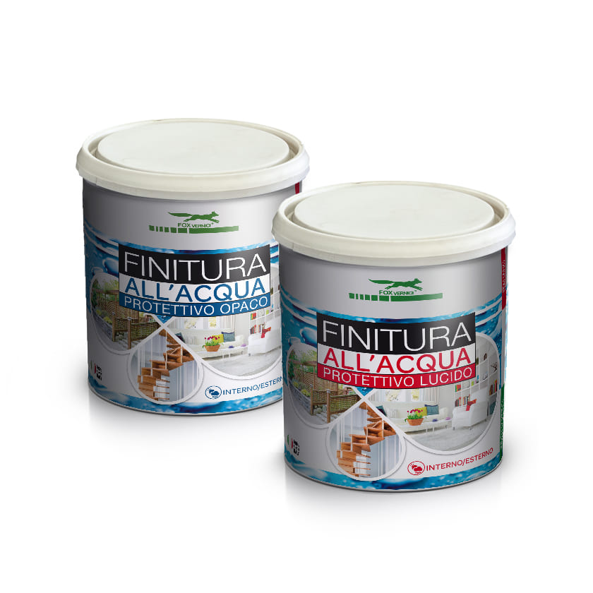 FOX FINITURA ALL'ACQUA OPACA LT 0.750