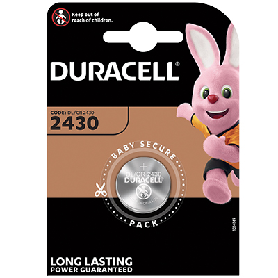 PILA SPECIALISTICA 2430 DURACELL LITIO VOLT 3,0