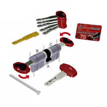 CILINDRO EUROPEO EVO K75 TOP SECUREMME 41-61