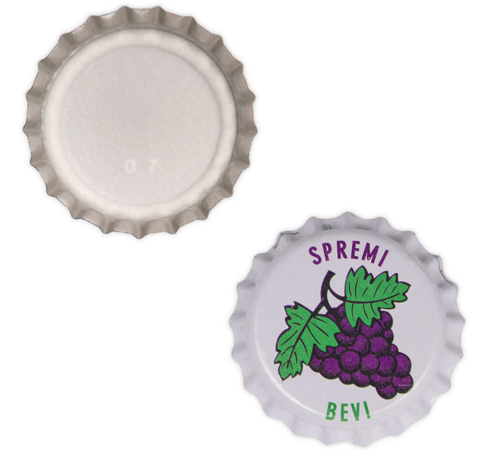 TAPPI CORONA UVA SPREMI E BEVI IDONEI ALLA BOLLITURA PZ.100