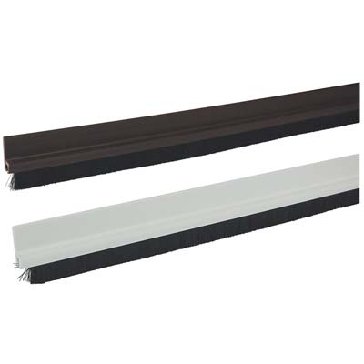 PARAFREDDO RIGIDO PVC/SPAZZOLA MARRONE CM 100 H.CM 5