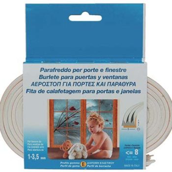 PARAFREDDO GEKO STRIP PROFILO E GOMMA EPDM ESPANSA BIANCO MT 6