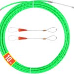 SONDA PASSACAVI 10M TIRACAVI DI POLIESTERE DIAMETRO 4,5MM CON MOLLA DI GUIDA