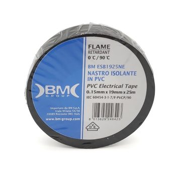 NASTRO ISOLANTE PVC SP.0.15 19MMX25MT NERO