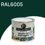 LA COLORERIA SMALTO GEL LT 0.500 RAL 6005 VERDE MUSCHIO