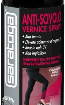 VERNICE SPRAY ANTI-SCIVOLO LAVABILE PER PAVIMENTI ESTERNI E INTERNI 400ML