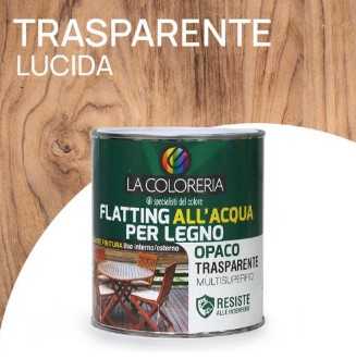 FLATTING ALL'ACQUA LA COLORERIA LT 0,750 TRASPARENTE LUCIDO