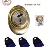 MEC-DEF KIT PROTETTORE MECCANICO CILINDRO ANTIACIDO OTTONE 38MM