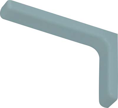 COPPIA REGGIMENSOLA REGGI MENSOLA STAFFA A L RICOPERTA PLASTICA BIANCA 24 CM