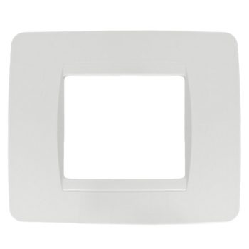 PLACCA CLASSIC 2M COLORE BIANCO COMPATIBILE CON BTICINO MATIX