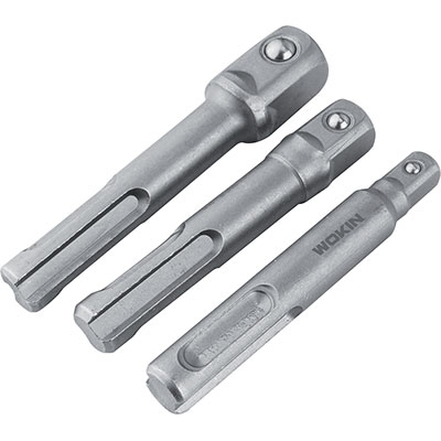 ADATTATORI PORTABUSSOLA SDS PLUS 222903 WOKIN 1/4"+3/8"+1/2" CF=PZ 3 222903