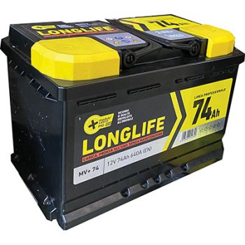 BATTERIA AUTO MODULO VALORE + AH 74 DX SPUNTO 640A MM 278X175 H.MM 190