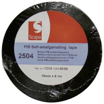 NASTRO AUTOAGGLOMERANTE SCAPA
NERO MM 19 ML 9,1 SP MM 0,75