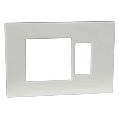 PLACCA COPRIFRUTTI VENUS MARLANVIL RESINA AVORIO POSTI 1 + SCHUKO MM 115X80