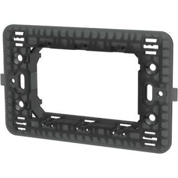 SUPPORTO FRUTTI AB MATIX PC NERO POSTI 3