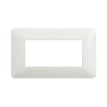 PLACCA MURO 4M POSTI MODULI BIANCO LUCIDO COMP. BTICINO MATIX