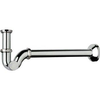 SIFONE CR A P ISPEZIONE LATERALE TEA OTTONE CROMATO 1"1/4 CANNA CM 25
