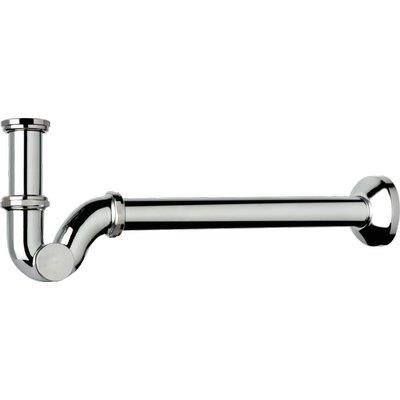 SIFONE CR A P ISPEZIONE LATERALE TEA OTTONE CROMATO 1"1/4 CANNA CM 25