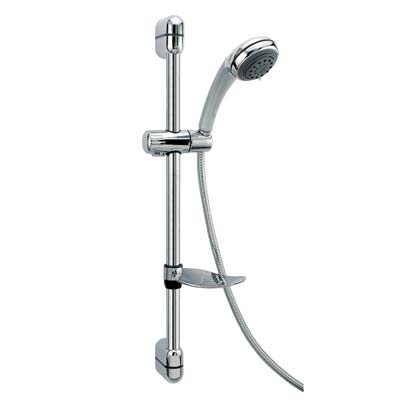 SALISCENDI DOCCETTA 3 GETTI JET ABS CROMATO TUBO MM 25