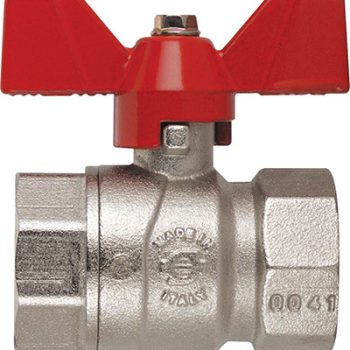 VALVOLA SFERA NORMALE FF FARFALLA PERFECTA FIV
OTTONE NICHELATO 3/4F