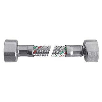 FLESSIBILE FLEXCORE FF PARIGI INOX 304/PE-RT + GUARNIZIONE 1/2FF CM 25