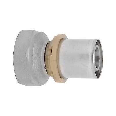 RACCORDO DIRITTO FEMMINA A PRESSARE PER MULTISTRATO ICMA 16x1/2"