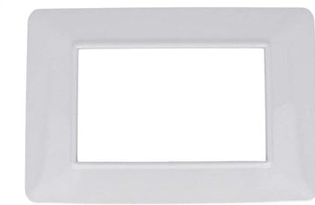 PLACCA BASIC 3M BIANCO COMPATIBILE VIMAR PLANA