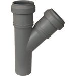 BRAGA SCARICO IDRICO AD INNESTO PP GRIGIO MM 40 45°