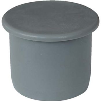 TAPPO SCARICO IDRICO AD INNESTO PP GRIGIO MM 40