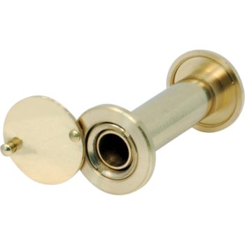 SPIONCINO GRANDANGOLO PORTE FINITURA OTTONE LUCIDO F.MM 14