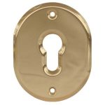 MOSTRINA PORTA BLINDATA 316L CIPIERRE F.SAGOM OTTONE ORO MM 90X70