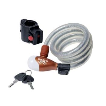 ANTIFURTO FUNE A SPIRALE BICI-MOTO 87322/10 ILSA ACCIAIO MM 8 CM 120