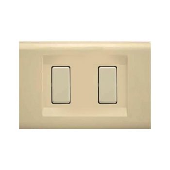 PLACCHE AVORIO 2 POSTI 2582/A/ECL2692A