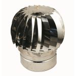 ASPIRATORI EOLICI INOX TONDI CM.12