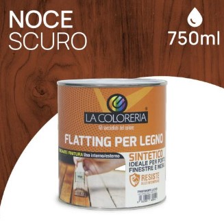LA COLORERIA FLATTING LT 0,750 NOCE SCURO
