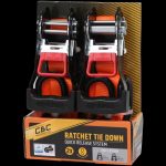 CINGHIA DI ANCORAGGIO CON CHIUSURA A CRICCHETTO 5MX25MM 700KG