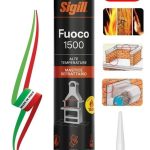 MASTICE REFRATTARIO CERAMICO AD ALTA TEMPERATURA (1500°C) "SIGILL" ITALY 580gr