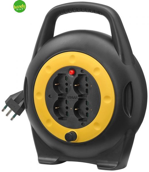 AVVOLGICAVO VIMAR 10M CON 4 USCITE UNIVERSALE