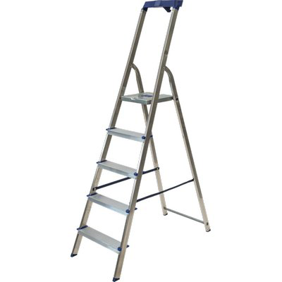 SCALA LIBRETTO GAMMA EN 131 FACAL ALLUMINIO/ACCIAIO GRADINI 5 H.CM 105