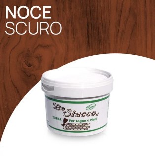 STUCCO IN PASTA COLORE NOCE  SCURO KG 0.500
