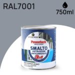 SMALTO ANTIRUGGINE LA COLORERIA LT 0,750 RAL 7001 GRIGIO ARGENTO