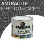 LA COLORERIA SMALTO GEL LT 0.500 MICACEO ANTRACITE