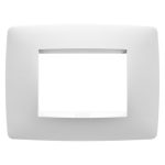 PLACCA ONE 3 POSTI GEWISS CHORUS GW16103TB BIANCO